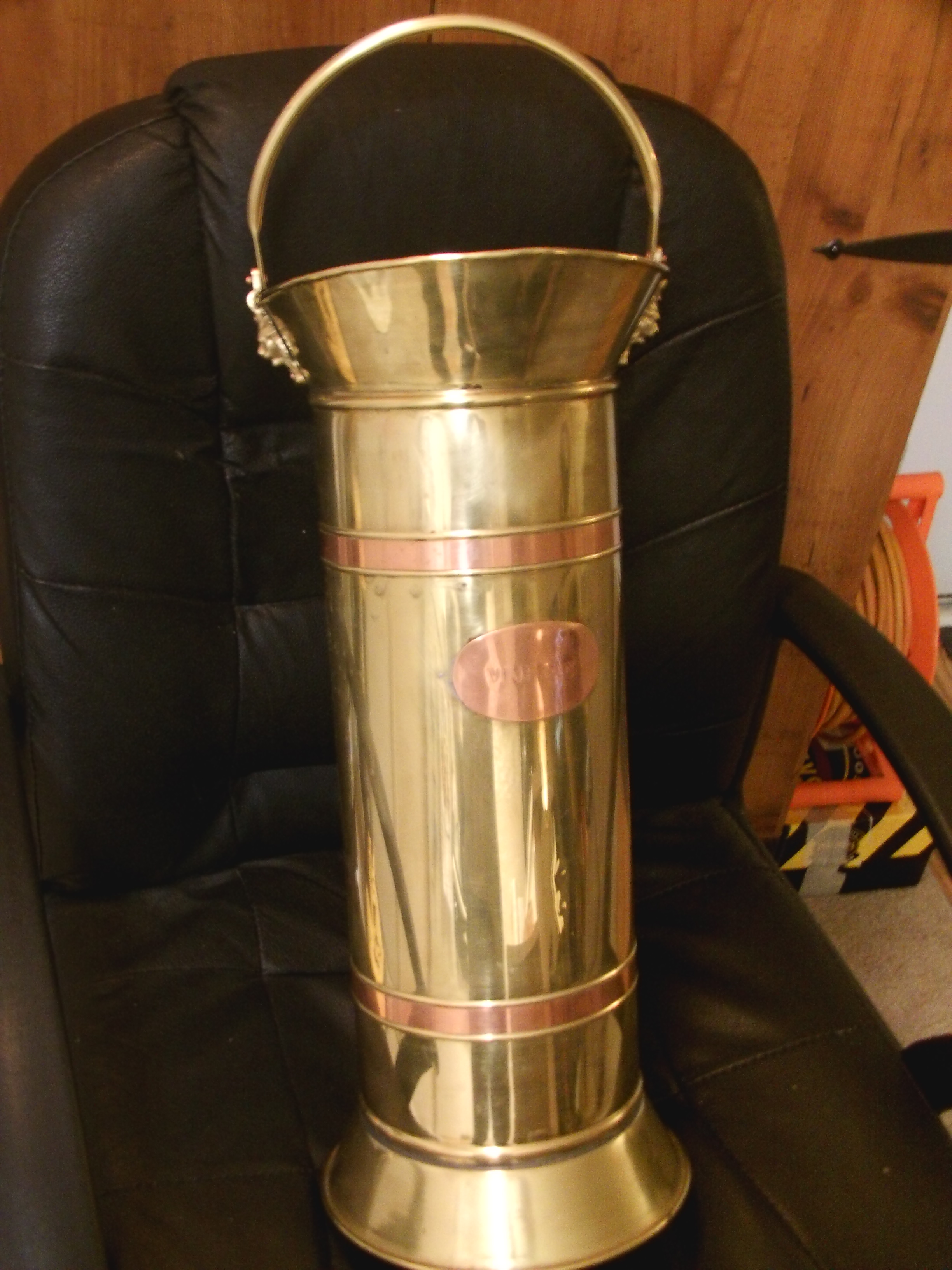 Antique brass / copper Umbrella stand made in Holland | InstAppraisal
